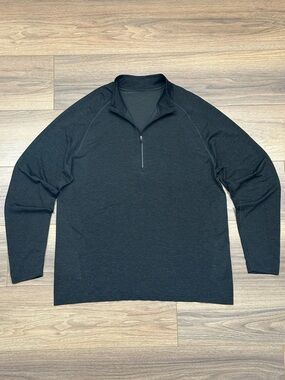 Lululemon Metal Vent Tech Half Zip in Dark Gray Size XXL
